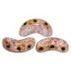 Les perles par Puca® Arcos beads Opaque mix rose/gold ceramic look 03000/15695